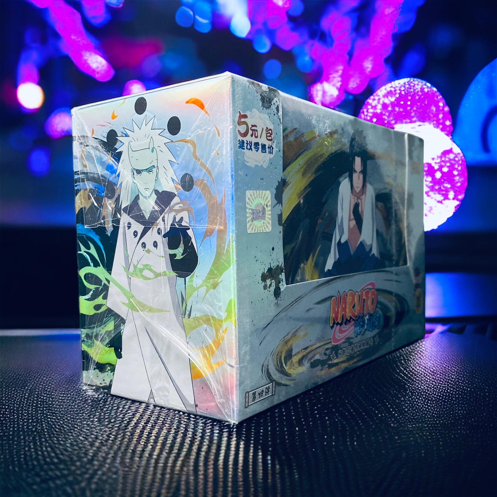 left side of the Naruto Kayou Tier 3 Wave 4 booster box